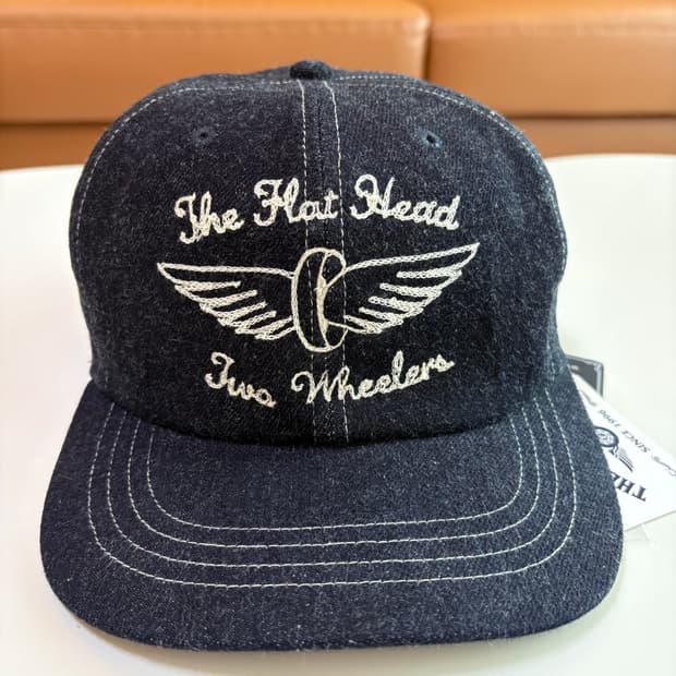 THE FLAT HEAD 플랫헤드 데님 트러커 캡 볼캡