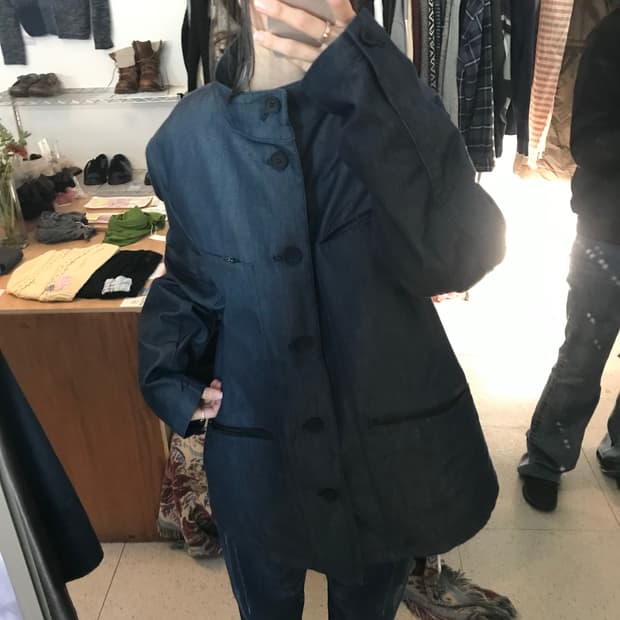 에디바우어 데님 자켓