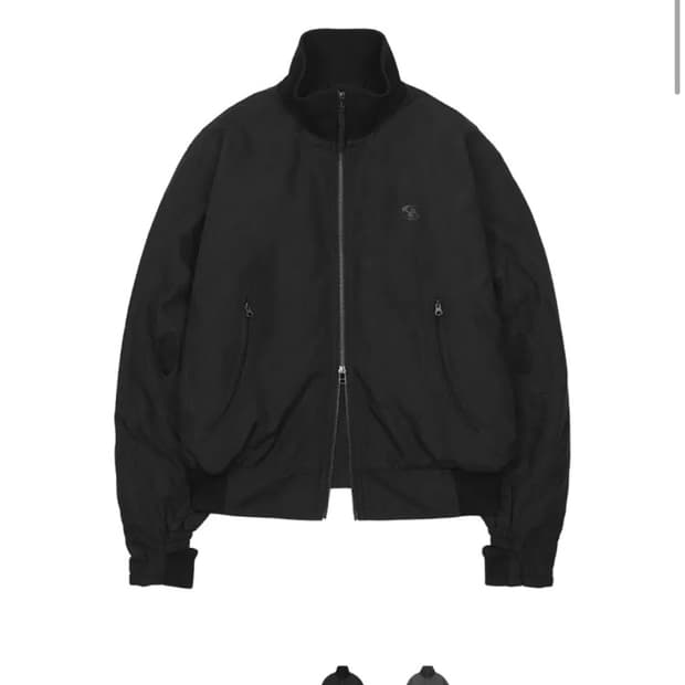 산산기어 25fw 봄버자켓 블랙 사이즈3