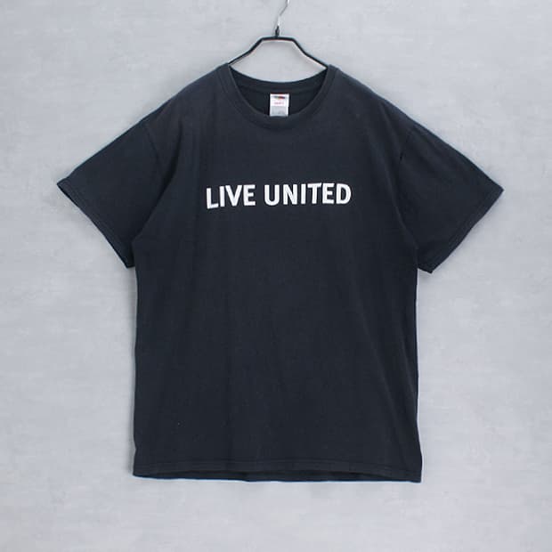 FRUIT OF THE LOOM _ crew neck print tee