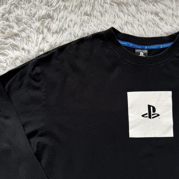 PLAY STATION 일본빈티지 긴팔 플레이스테이션 긴팔티 빈티지긴팔