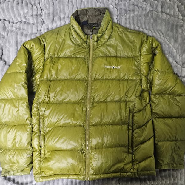 [L] 몽벨 800FP 퍼텍스 논후드 다운 경량 패딩 점퍼