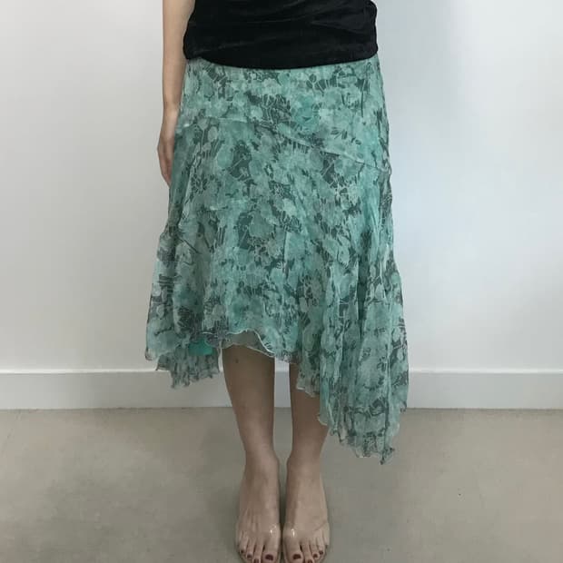 막스마라 플라워 스커트