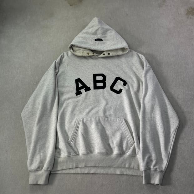 105 피오갓 7주년 ABC 크림 후드티