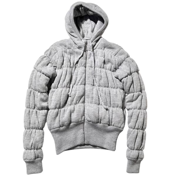 아디다스 니트 숏패딩