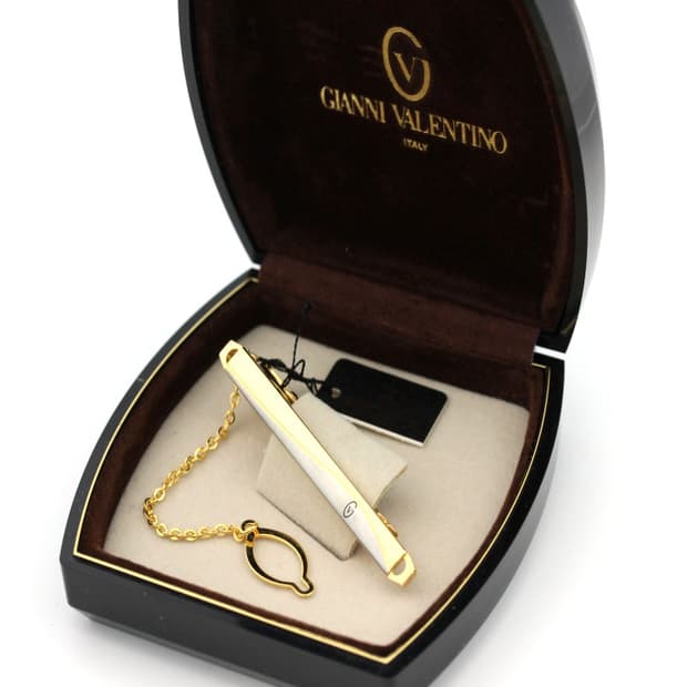 지아니 발렌티노 미사용 S등급 5.2cm 남자 명품 넥타이핀