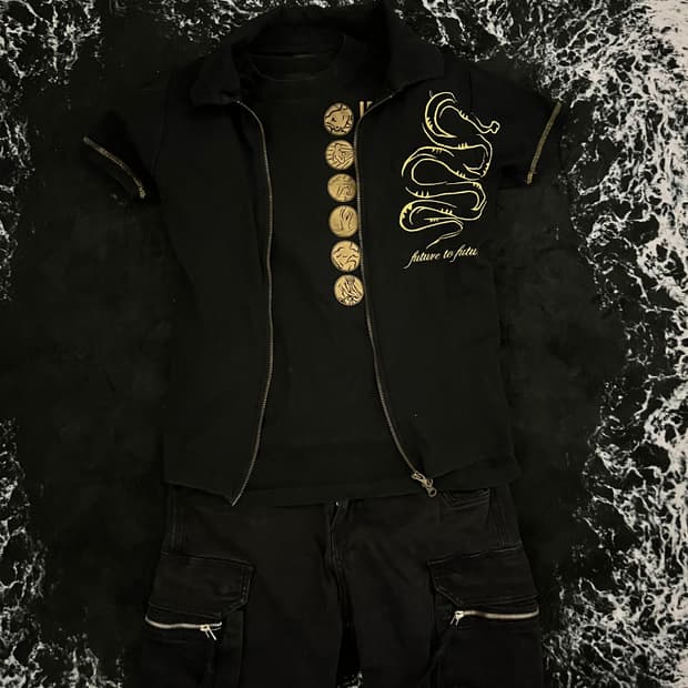 y2k블랙 코디세트