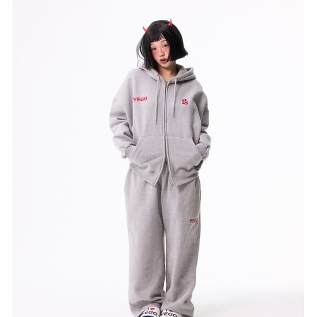 yegg Wing pants 윙 팬츠 그레이 기모