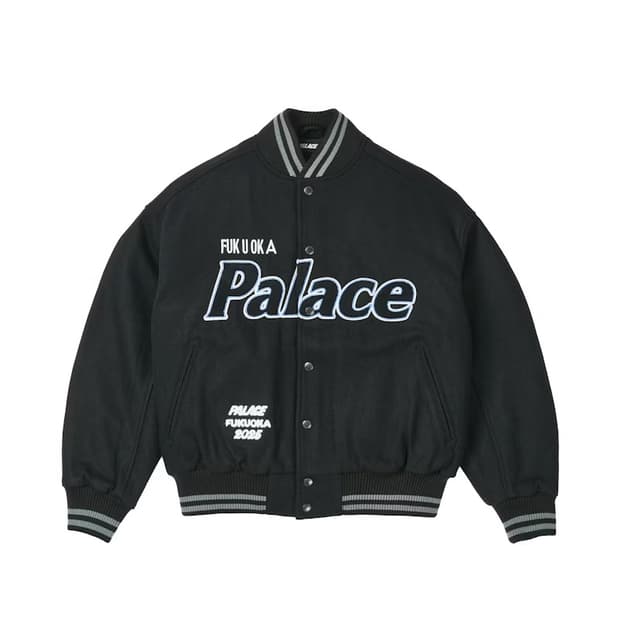 [XL,2XL] 새상품 팔라스 후쿠오카 바시티 자켓 블랙