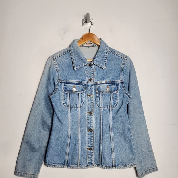 게스 데님 트러커 자켓