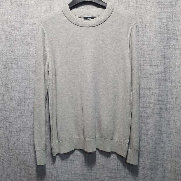 띠어리 남성 리갈 울 크루넥 니트 스웨터 