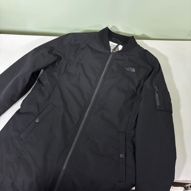 우먼M 노스페이스 블랙 투웨이 롱 블루종자켓