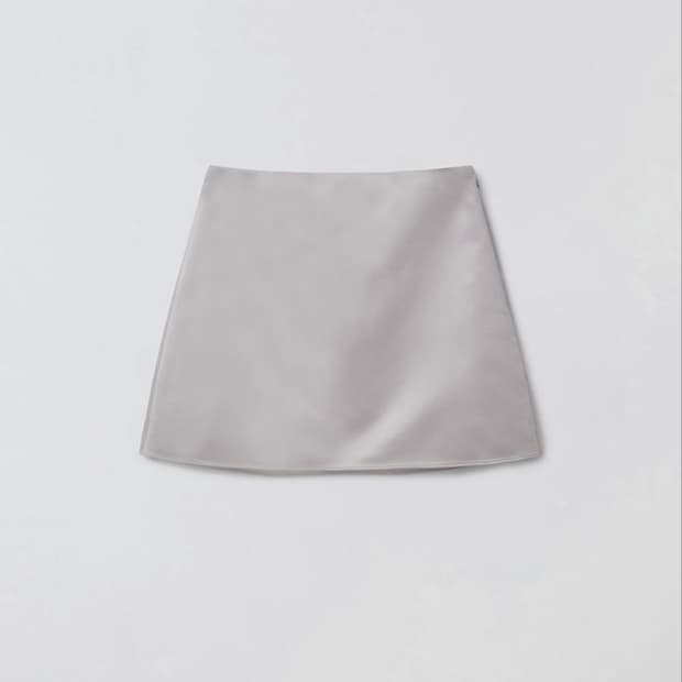 마조네 미니스커트 그레이 S