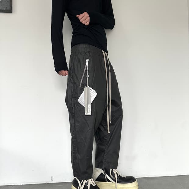 릭오웬스 20ss TECUATL 코팅 사루엘 팬츠