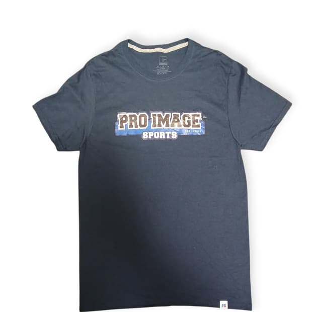 러셀 pro image sports 로고 반팔티 