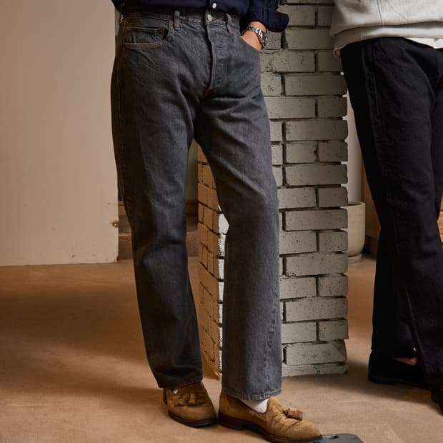 시오타 뉴스트레이트핏 미디엄그레이 34