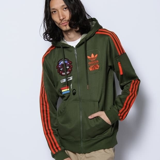 아디다스 오리지널스X스타워즈 후디 FLOCK X-WING 자켓 L(해외)