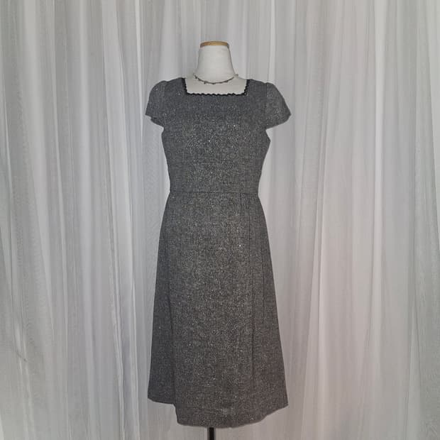 hushush 히메 로걀 그레이 레이스 원피스