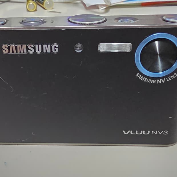 삼성 블루 NV3 빈티지 디지털카메라(하자)