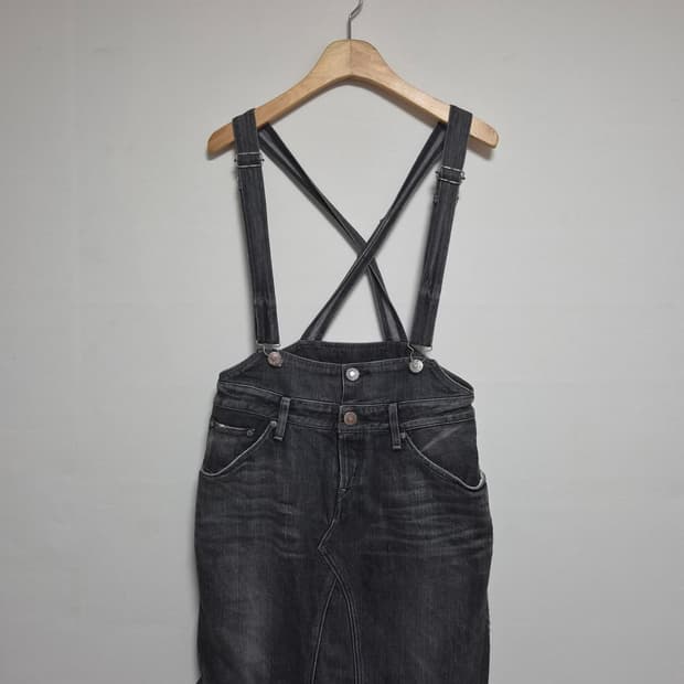 리바이스Levis 블랙데님 여성 오버롤 30~31사이즈 P-250