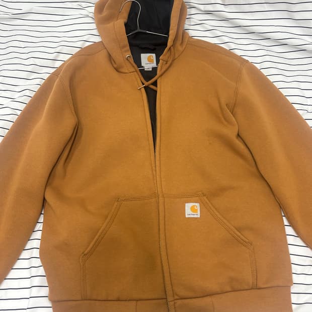 칼하트 브라운 후드집업