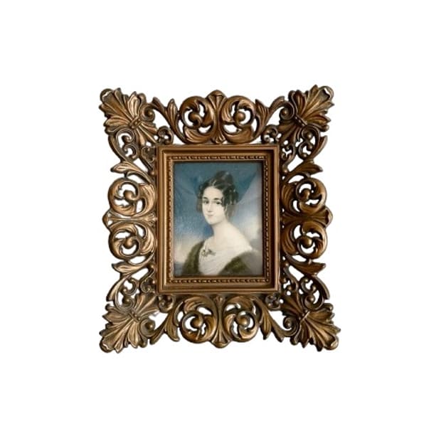 유럽 앤틱 까메오 액자
