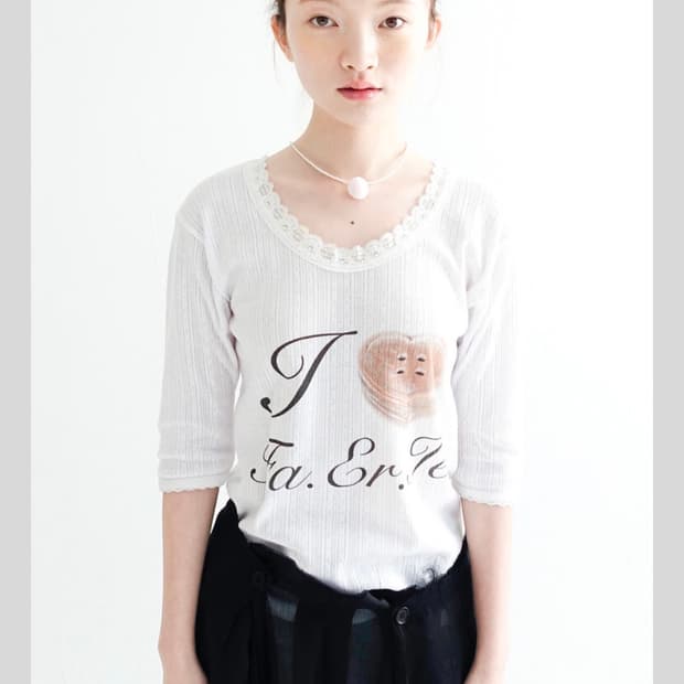 샵페어리 레이스티 화이트