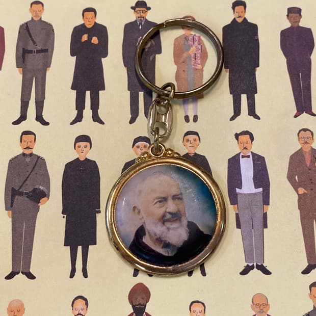 빈티지 키링 키체인