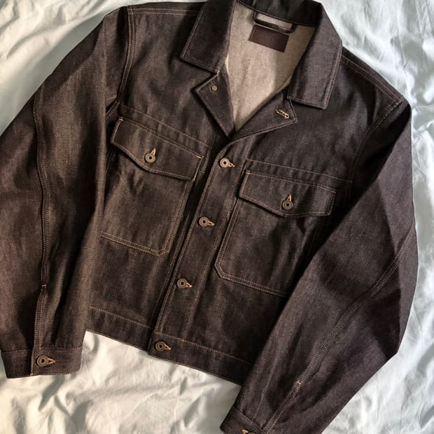 르메르 데님 트러커자켓 슬레이트