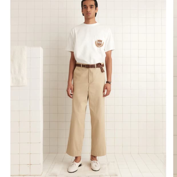 Bode Sportsman Patch Pocket Tee