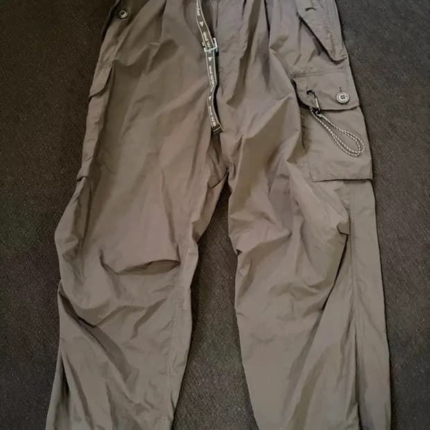 Andwander Oversized Cargo Black 앤드원더 와이드