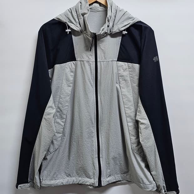 코오롱스포츠 후드 바람막이 자켓 100