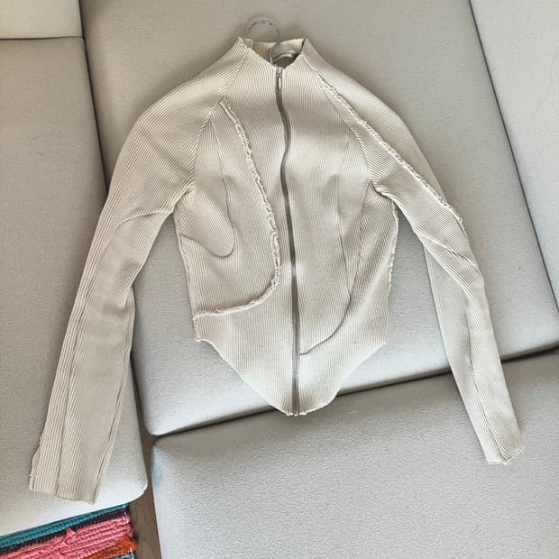 mainline panelled cardigan