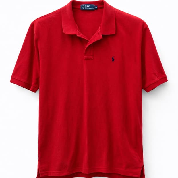 폴로 랄프로렌 레드 카라티 105사이즈