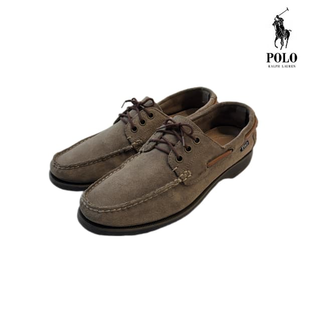 폴로 스웨이드 보트 레더 슈즈 260
