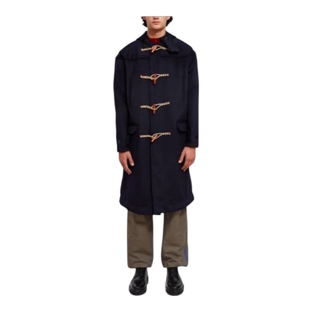 오프닝세레머니 오버핏 더플코트 네이비 xl