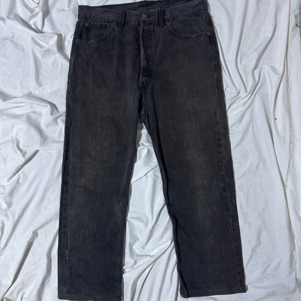 90s usa 리바이스 501 흑청 데님팬츠