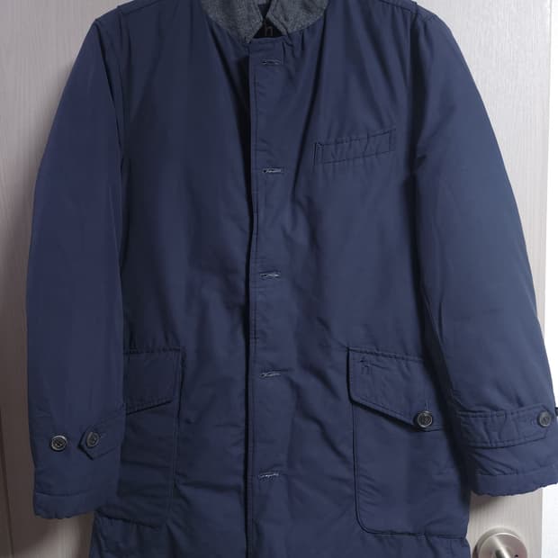 헤지스 오리털 롱 패딩점퍼, M