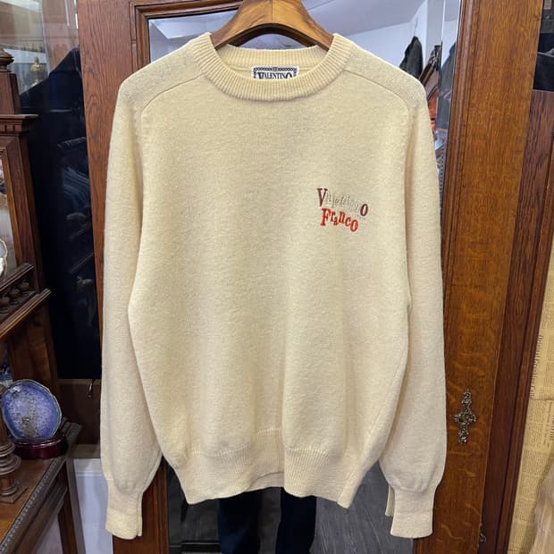 vintage 발란티노 울 스웨터