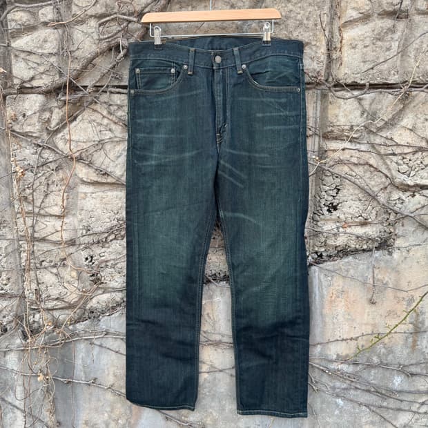 리바이스 빈티지 505 워싱 데님 팬츠 34/32