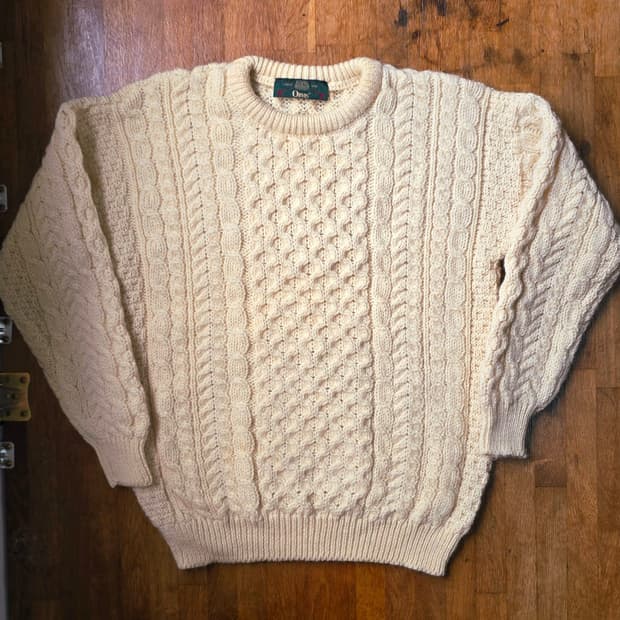 ORVIS 올비스 피셔맨 니트 Made In IRELAND 