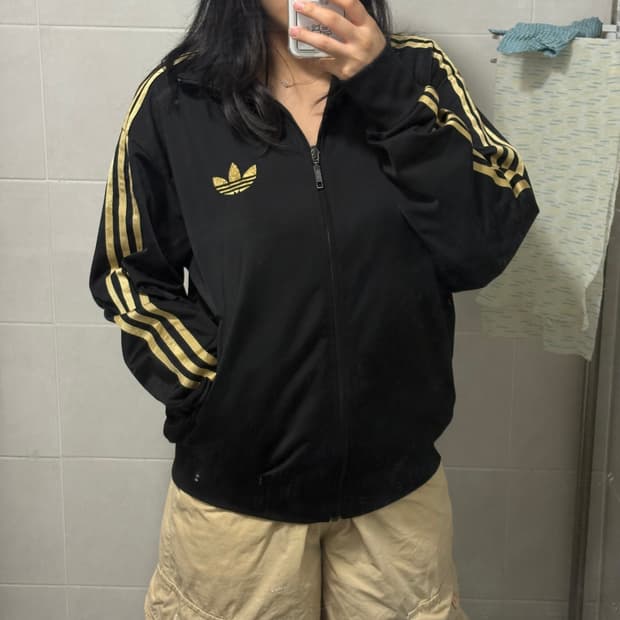 아디다스 🖤검골💛구파 져지 XL