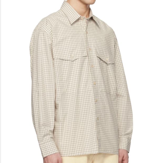 썬플라워 화이트 노트 셔츠 25ss