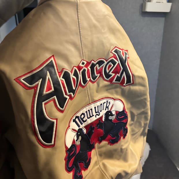 아비렉스 가죽 바시티 L 