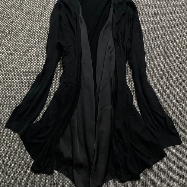 Black Layered Cardigan
