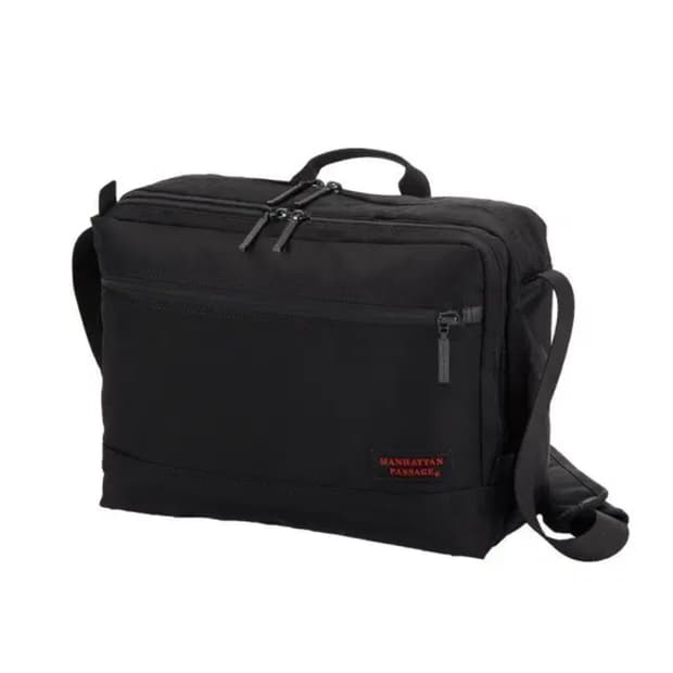 (새상품55%할인)일본 맨하탄 페세지 초경량 숄더백 블랙 8080