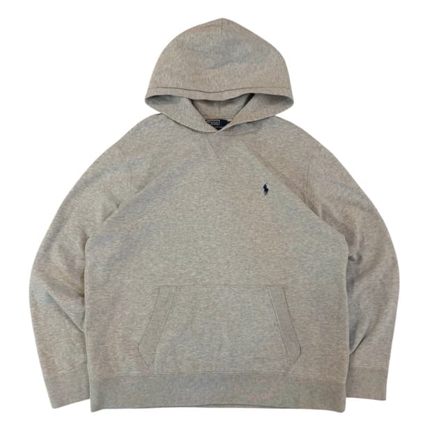00s 폴로 랄프로렌 후드티 멜란지 그레이