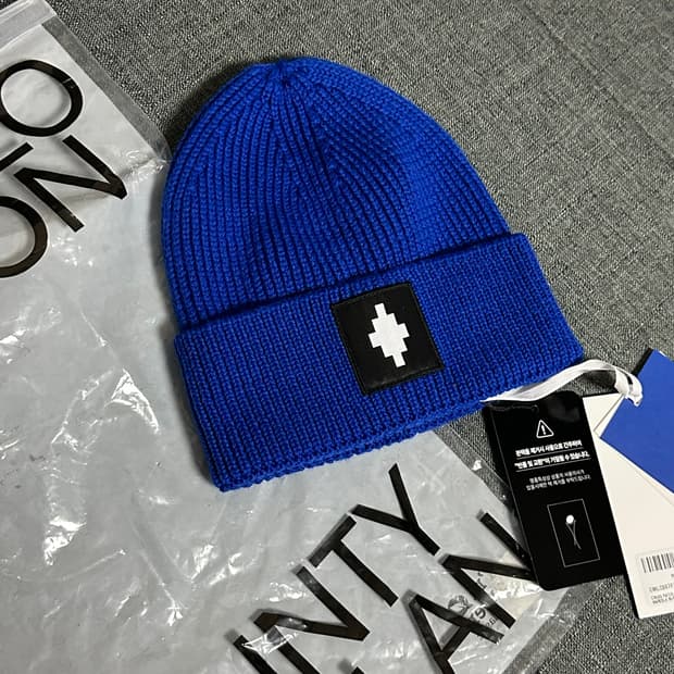 (OS) 마르셀로불론 로고 비니 블루