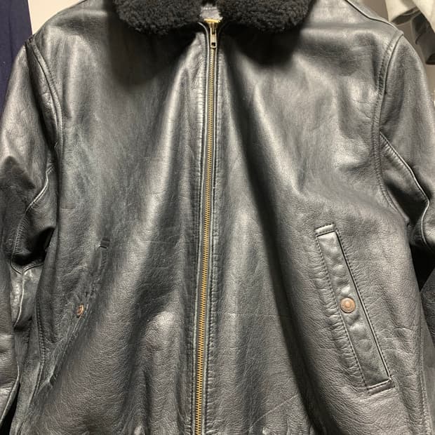 80s 리바이스 135주년 가죽자켓