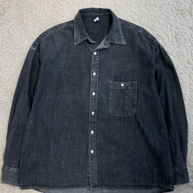 파르티멘토 흑청 데님 셔츠/#2725